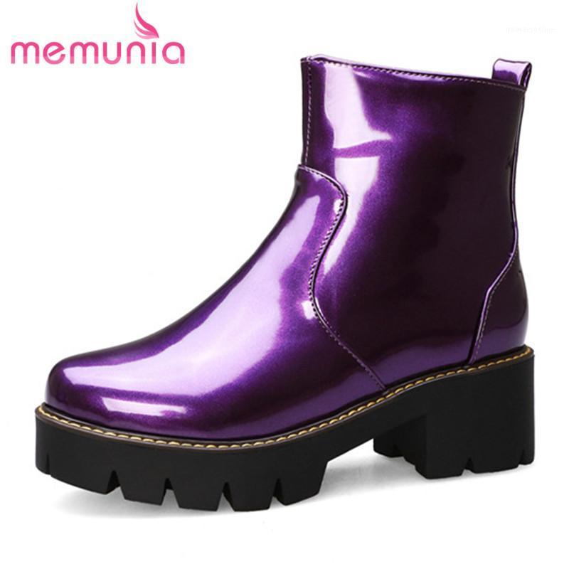MEMUNIA 2020 new arrival women ankle boots zip autumn winter square heels platform boots comfortable punk casual shoes woman1, Black
MEMUNIA 2020 new arrival women ankle boots zip autumn winter square heels platform boots comfortable punk casual shoes woman1, Black
