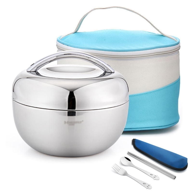 304 Stainless Steel Double Wall Vacuum Thermal Lunch Box For Kids Office Food Storage Container School Insulation Bento Box Set 201209
304 Stainless Steel Double Wall Vacuum Thermal Lunch Box For Kids Office Food Storage Container School Insulation Bento Box Set 201209