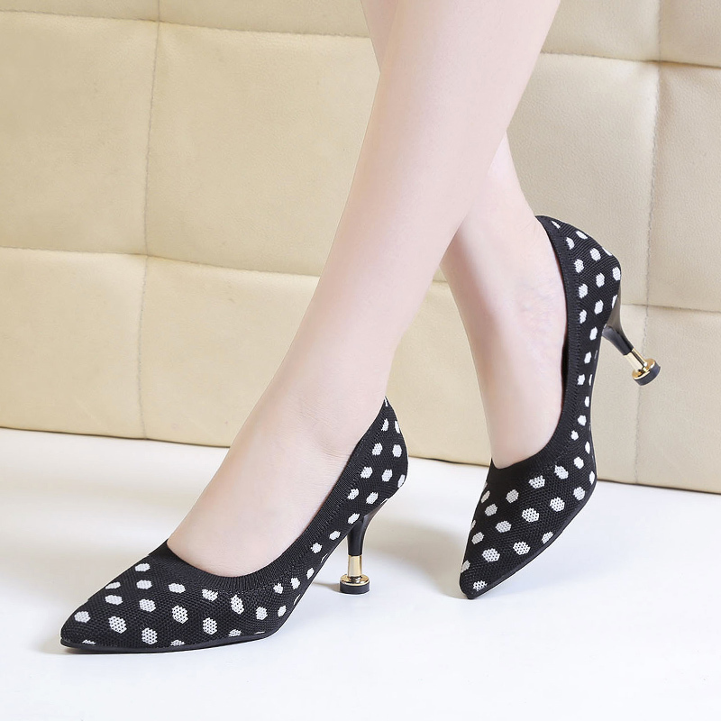 2019 New Autumn Thin High Heels Shallow Pumps Women Shoes Woman Pointed Toe Wool Dot Ladies Shoes Plus Size Elegant Office Shoes, White
2019 New Autumn Thin High Heels Shallow Pumps Women Shoes Woman Pointed Toe Wool Dot Ladies Shoes Plus Size Elegant Office Shoes, White