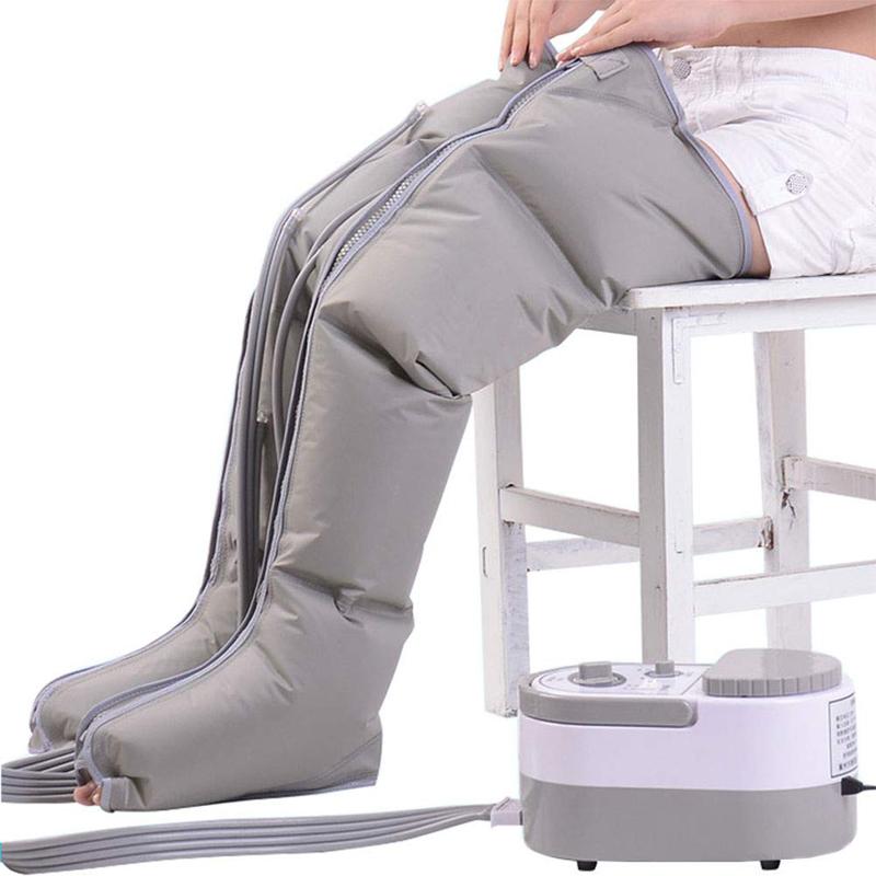 Electric Air Compression Leg Massager Air Boot Wraps Ankles Calf Massage Machine Promote Blood Circulation Relieve Pain Fatigue