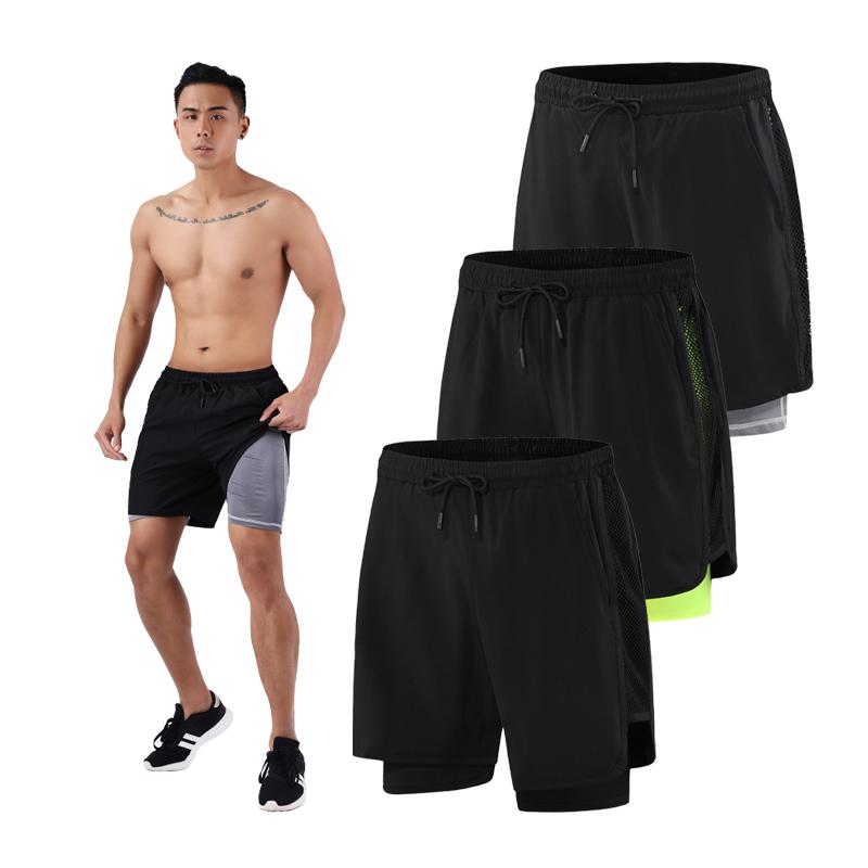 Men Fitness Shorts Double layer Jogger Shorts 2 in 1 Man Running Short Casual Beach Brand Sweatpants Bodybuilding, Black green
Men Fitness Shorts Double layer Jogger Shorts 2 in 1 Man Running Short Casual Beach Brand Sweatpants Bodybuilding, Black green