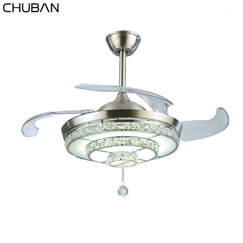 Crystal Ceiling Fan Lamp Living Room Ceiling Fans Modern Frequency Conversion Invisible Fans with Lights 220V1
Crystal Ceiling Fan Lamp Living Room Ceiling Fans Modern Frequency Conversion Invisible Fans with Lights 220V1