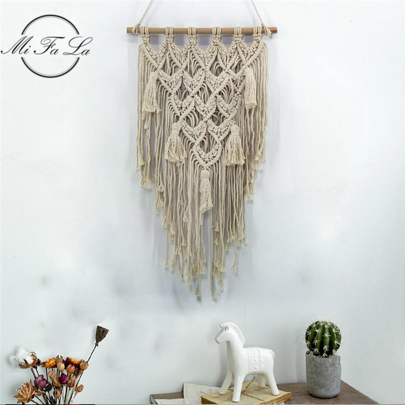 Macrame Wall Art Hand-made Dyed Cotton Wall Hanging Tapestry Bohemia Tassel Boho Home Decor Living Dorm Room Decoration1
Macrame Wall Art Hand-made Dyed Cotton Wall Hanging Tapestry Bohemia Tassel Boho Home Decor Living Dorm Room Decoration1