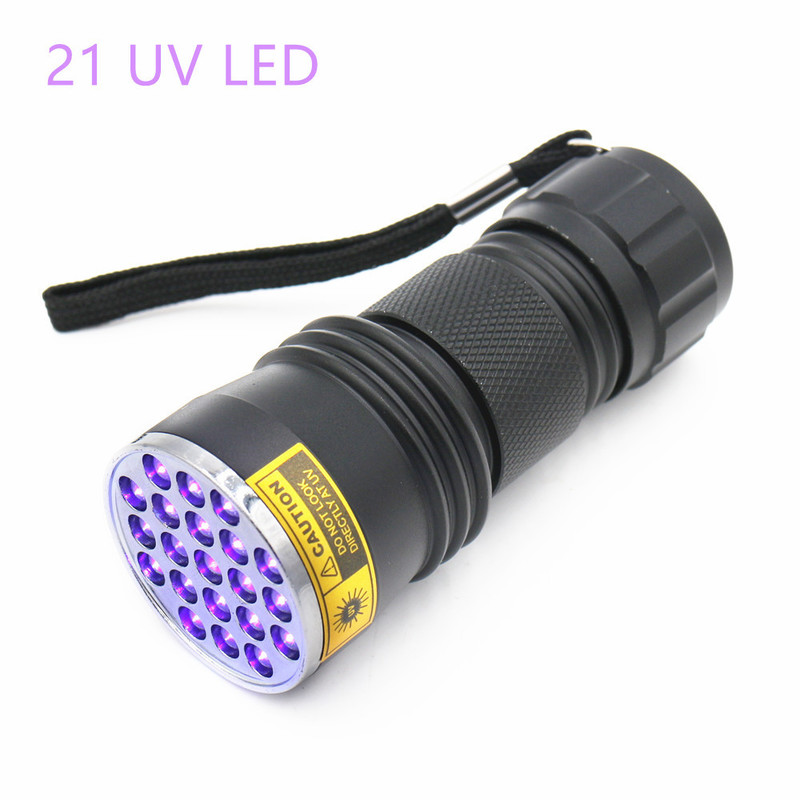 128LED 100LED 51LED 41LED 21LED 12LED UV Light 395400nm LED UV Flashlight torches light lamp 220217240Z