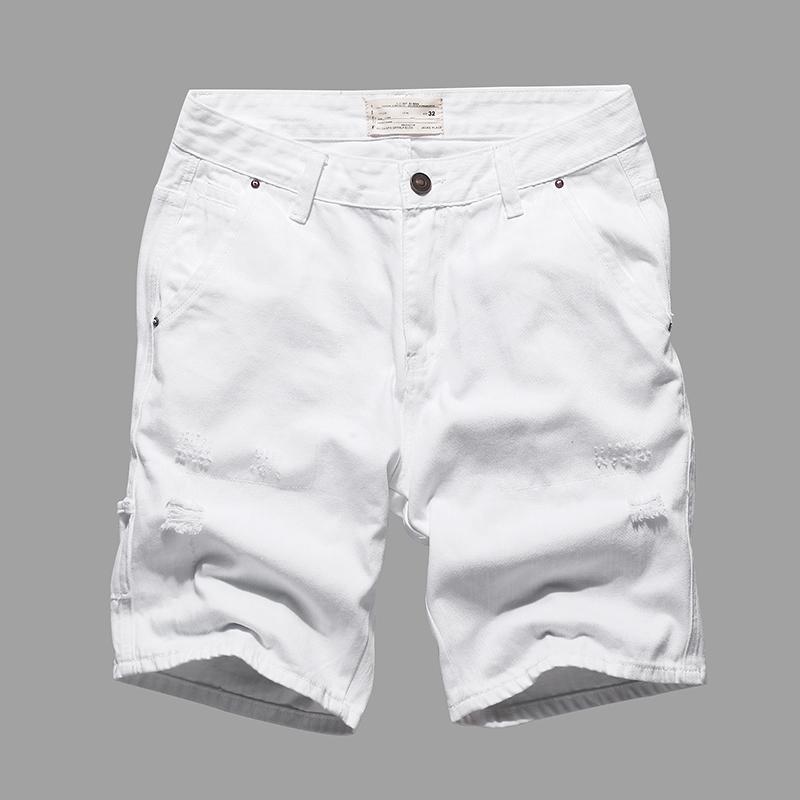 2020 Summer New Men's Short Ripped Jeans Fashion Casual High Quality Retro Elastic Denim Shorts Male Brand Clothes Size K803, White
2020 Summer New Men's Short Ripped Jeans Fashion Casual High Quality Retro Elastic Denim Shorts Male Brand Clothes Size K803, White