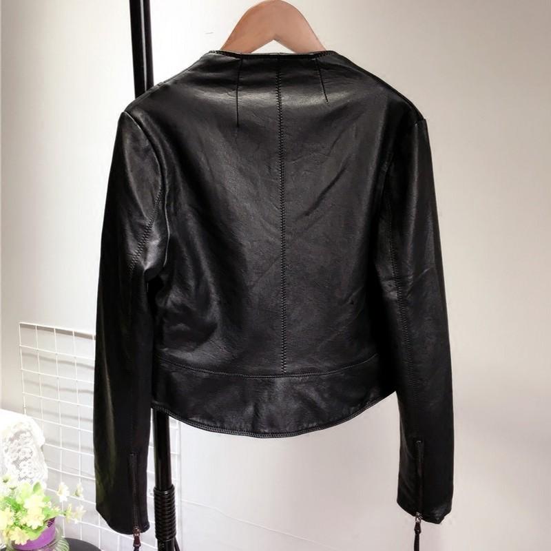 European Slim Washed Pu Women Fashion 2020 Zipper Black Biker Jacket Street Punk Leather Short Coat Female -XL
European Slim Washed Pu Women Fashion 2020 Zipper Black Biker Jacket Street Punk Leather Short Coat Female -XL