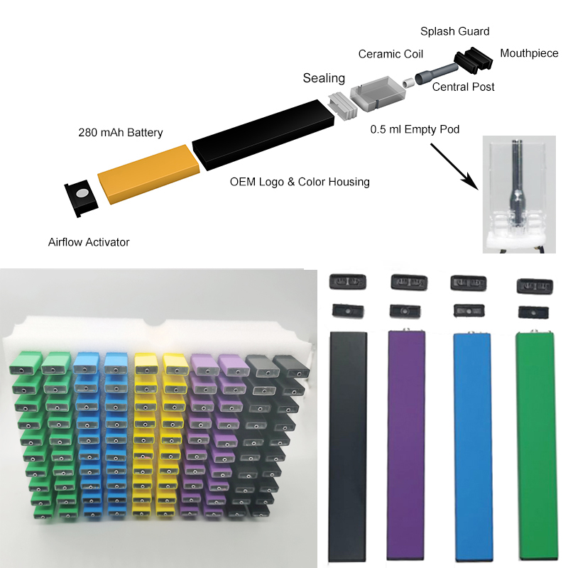 Disposable Vape Pen for Oil 0.5ml Ceramic Coil Empty Pods 280mAh Battery Device Start Kit Vaporizer Pens Customized Logo Ecigs Vape Pens
Disposable Vape Pen for Oil 0.5ml Ceramic Coil Empty Pods 280mAh Battery Device Start Kit Vaporizer Pens Customized Logo Ecigs Vape Pens