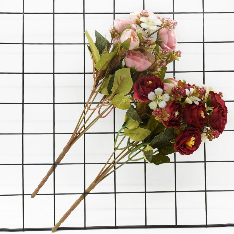 1 Bundle Artificial flower European-style silk-printed bud bouquet christmas decoration for home wedding vase decoration DIY
1 Bundle Artificial flower European-style silk-printed bud bouquet christmas decoration for home wedding vase decoration DIY