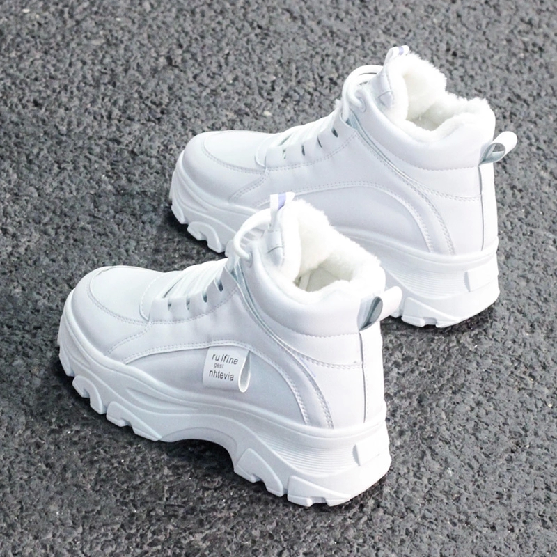 Women's casual sneakers; winter sneakers with plush fur; warm women's shoes; women's shoes with lacing; shoes on #Xs5B, Beige
Women's casual sneakers; winter sneakers with plush fur; warm women's shoes; women's shoes with lacing; shoes on #Xs5B, Beige