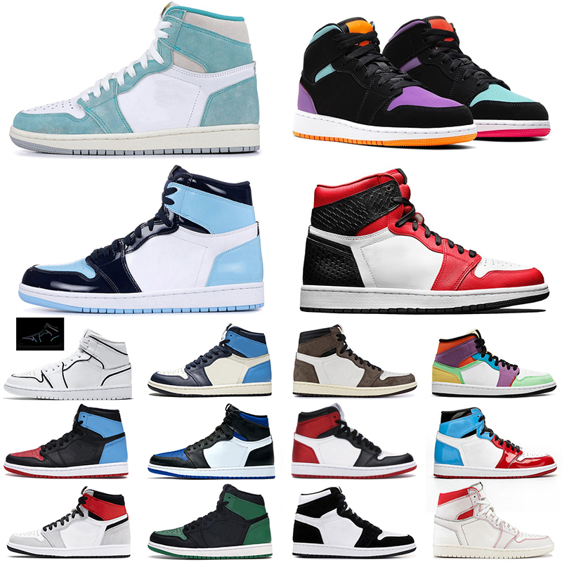 Amazing! 2021 new jumpman Retro 1 1s men basket Obsidian bred toe Multi Unc travis scott green mens trainers sports sneakers, 5.5-11 multi-color-2
Amazing! 2021 new jumpman Retro 1 1s men basket Obsidian bred toe Multi Unc travis scott green mens trainers sports sneakers, 5.5-11 multi-color-2