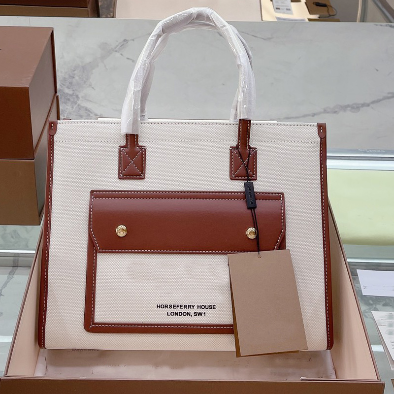 Tote Bag Women Handbag Large Capacity Package Shopping Bags Canvas Real Leather Patchwork Color Classic Letter Printed Shoulder Handbags High Quality, Box only
Tote Bag Women Handbag Large Capacity Package Shopping Bags Canvas Real Leather Patchwork Color Classic Letter Printed Shoulder Handbags High Quality, Box only