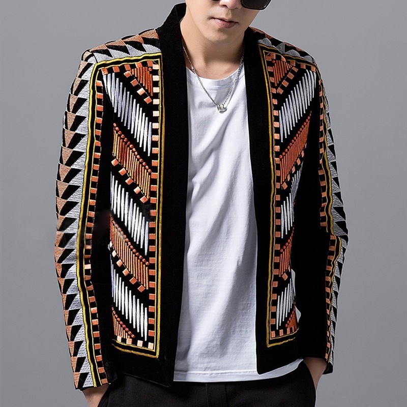 2020 the Blazer Men of Fashion Jacket Embroidered Suit Male Erkek Hombre Stage Party Designer Club Blazers Seze, The pictures
2020 the Blazer Men of Fashion Jacket Embroidered Suit Male Erkek Hombre Stage Party Designer Club Blazers Seze, The pictures