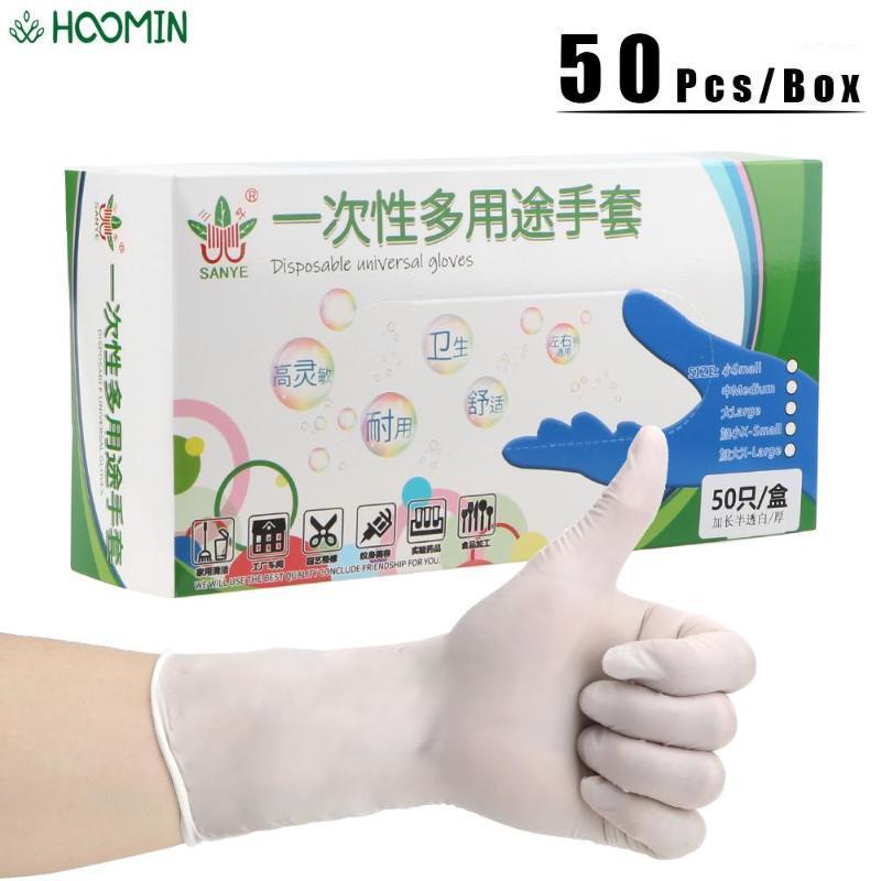 50 Pcs/Box Disposable Rubber Latex Gloves for Kitchen Washing Dishes Garden Acid and Alkali Laboratory Gloves Universal l1
50 Pcs/Box Disposable Rubber Latex Gloves for Kitchen Washing Dishes Garden Acid and Alkali Laboratory Gloves Universal l1