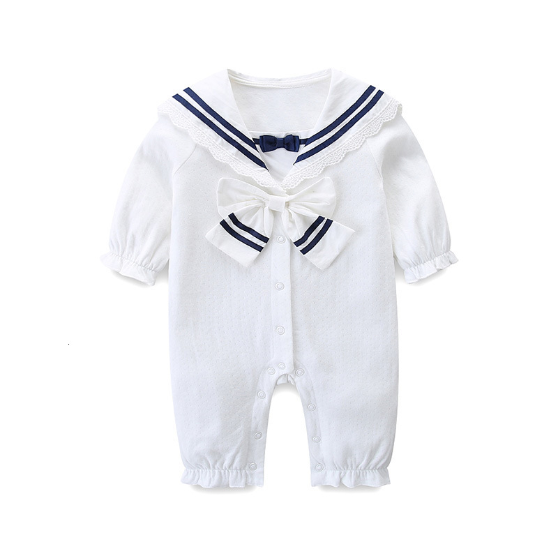 2021 New Bodysuits Long Sleeve Spring Autumn Girls Jumpsuit Boys Romper Sailor Collar Baby Clothes Pink White 0-2y Mvfv
2021 New Bodysuits Long Sleeve Spring Autumn Girls Jumpsuit Boys Romper Sailor Collar Baby Clothes Pink White 0-2y Mvfv