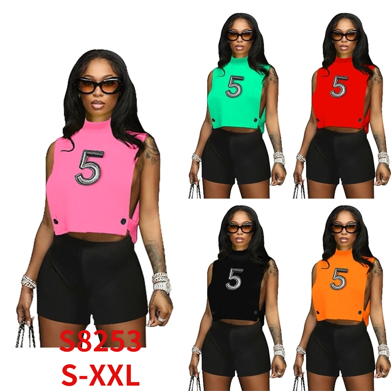 Designers Ribbed Two Piece Pants Shorts Set Women Sexy Fashion Vest Halter Crop Top Plus Size basketball Tracksuit Woman Clothing, Extra fees not goods
Designers Ribbed Two Piece Pants Shorts Set Women Sexy Fashion Vest Halter Crop Top Plus Size basketball Tracksuit Woman Clothing, Extra fees not goods