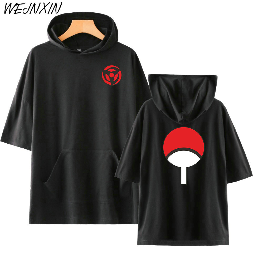 New Sale Summer Fashion Anime Tees Naruto Uchiha Sasuke Family Badge Printing Hooded T Shirt High Quality Short Sleeve Tshirt Y200930, Black
New Sale Summer Fashion Anime Tees Naruto Uchiha Sasuke Family Badge Printing Hooded T Shirt High Quality Short Sleeve Tshirt Y200930, Black