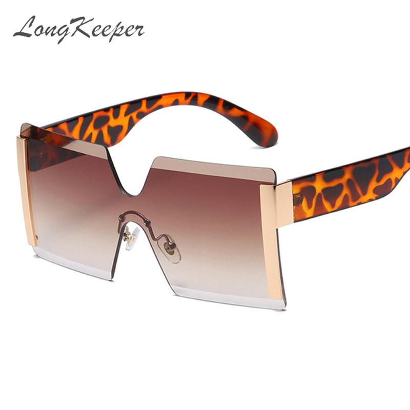 LongKeeper Oversized Square Rimless Sunglasses Women Trendy Flat Top Sun Glasses Female Double Color One Piece Gradient Shades
LongKeeper Oversized Square Rimless Sunglasses Women Trendy Flat Top Sun Glasses Female Double Color One Piece Gradient Shades