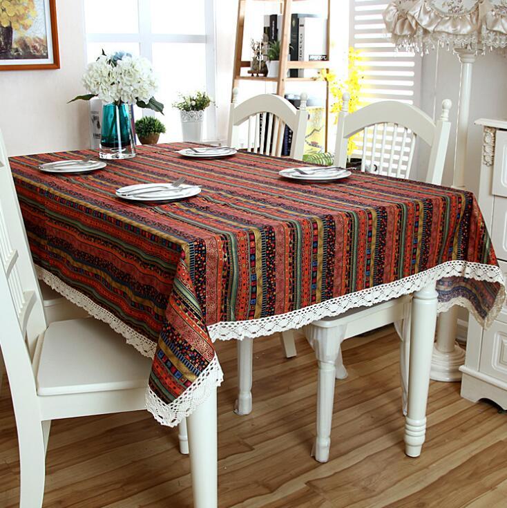European Red Boho Lace Tablecloth Geometric Bohemian Dining Table Cloth With Lace Cotton And Linen Multi Sizes Lacy Table Cover
European Red Boho Lace Tablecloth Geometric Bohemian Dining Table Cloth With Lace Cotton And Linen Multi Sizes Lacy Table Cover