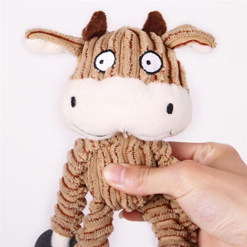 New Arrival Funny Pet Dog Toys Chew Squeaky Toys Cow Bear Plush Chewing Sound Molar Bite Grinding Animal Shape for Dogs Cat
New Arrival Funny Pet Dog Toys Chew Squeaky Toys Cow Bear Plush Chewing Sound Molar Bite Grinding Animal Shape for Dogs Cat