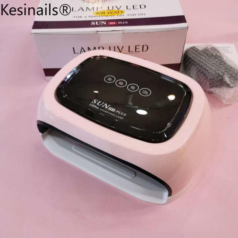 108W H6UV LED Lamp Nail Dryer 39 PCS LEDDual hands Nail Lamp For Curing UV Gel Polish With Sensor Timer LCD Display 4.9, Pink
108W H6UV LED Lamp Nail Dryer 39 PCS LEDDual hands Nail Lamp For Curing UV Gel Polish With Sensor Timer LCD Display 4.9, Pink
