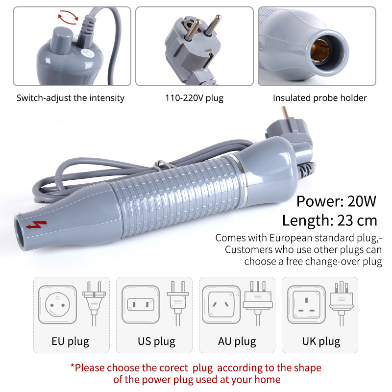 Apparatus High Frequency Machine For Hair Face Anti Aging Therapy Acne Tool Fusion Neon+Argon Wands Skin Beauty 220216