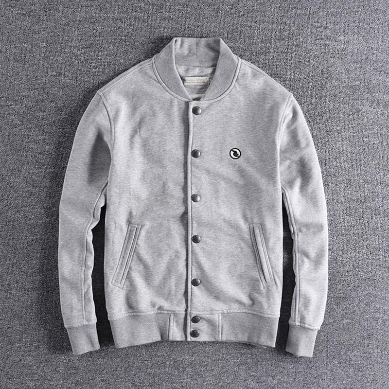 2019 Autumn new style XL Terry simple embroidery coat leisure foreign trade original single men's jacket high quality outerwear T200502