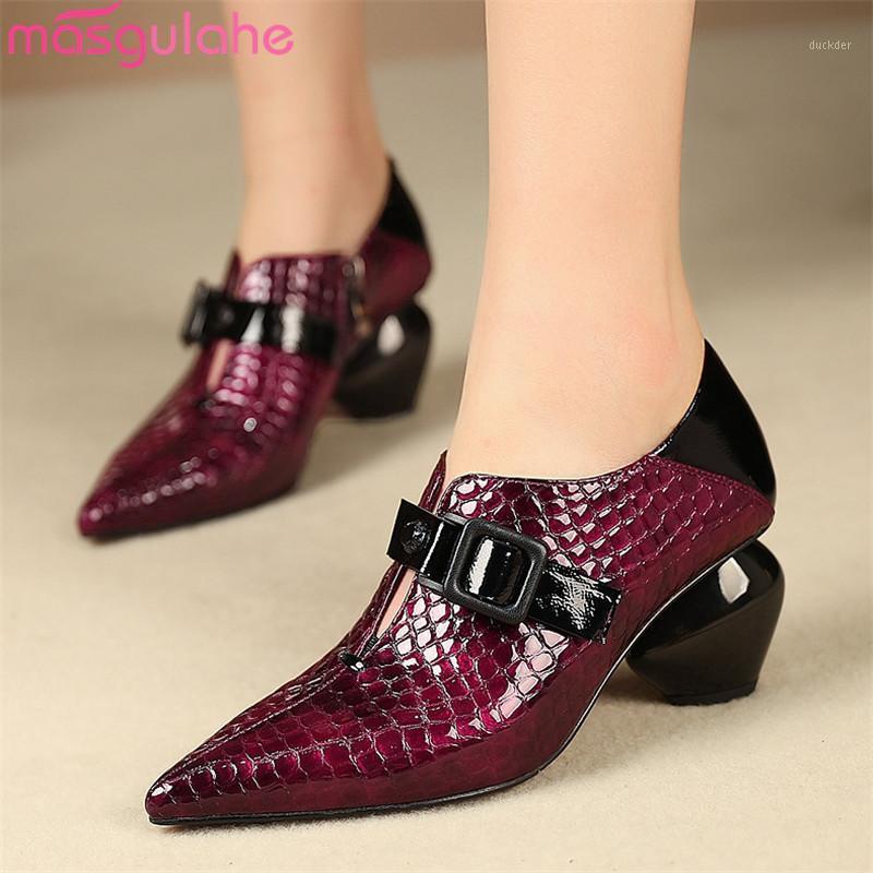 Masgulahe 2021 new arrival women pumps pointed toe spring autumn single shoes buckle unique high heels ladies office shoes1, Black
Masgulahe 2021 new arrival women pumps pointed toe spring autumn single shoes buckle unique high heels ladies office shoes1, Black