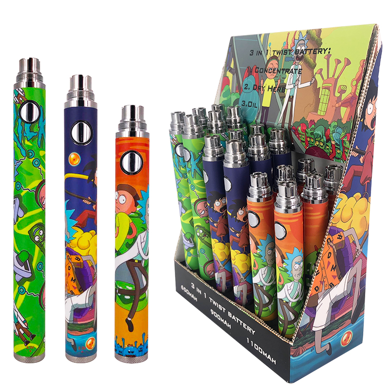 Top quality Vape Cartridge Battery 650mah 900mah 1100mah Rechargeable Preheating Pen Variable Voltage 3.3v-3.6v-3.9v-4.2v Vaporizer e cig
Top quality Vape Cartridge Battery 650mah 900mah 1100mah Rechargeable Preheating Pen Variable Voltage 3.3v-3.6v-3.9v-4.2v Vaporizer e cig