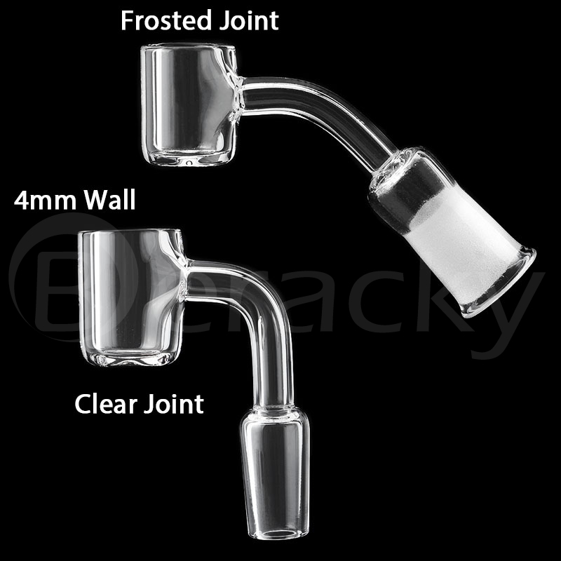4mm Wall 20mmOD Flat Top Quartz Banger Smoking 10mm 14mm 18mm Male Female Clear/Frosted Joint 45&90 Nails For Glass Water Bongs
4mm Wall 20mmOD Flat Top Quartz Banger Smoking 10mm 14mm 18mm Male Female Clear/Frosted Joint 45&90 Nails For Glass Water Bongs