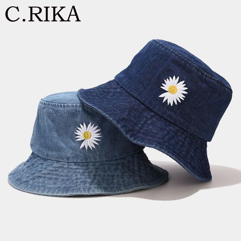 Summer New Daisy Embroidery Bucket Hat Men Women Washed Cloth Outdoor Panama Lady Girls Travel Sun Hat Fashion Fisherman, Black
Summer New Daisy Embroidery Bucket Hat Men Women Washed Cloth Outdoor Panama Lady Girls Travel Sun Hat Fashion Fisherman, Black