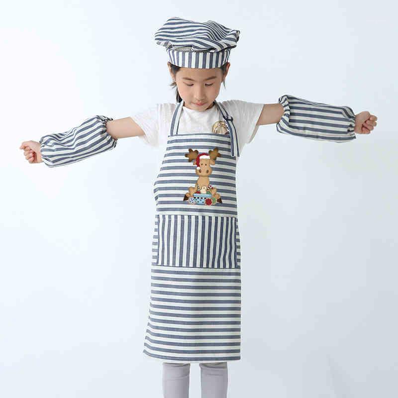 Kindergarten children cotton and linen cartoon parent-child apron painting clothes baking Christmas activity clothes1
Kindergarten children cotton and linen cartoon parent-child apron painting clothes baking Christmas activity clothes1