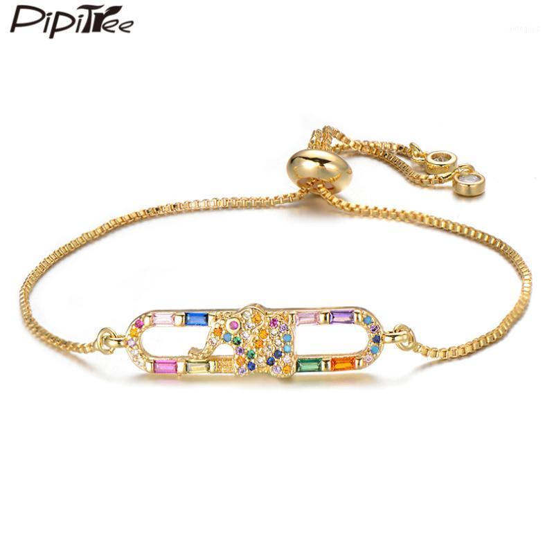Charm Bracelets Pipitree Shiny Princess Cut Cubic Zirconia Crystal Bracelet Femme Slider Chain Geometric Elephant Women Jewelry1
Charm Bracelets Pipitree Shiny Princess Cut Cubic Zirconia Crystal Bracelet Femme Slider Chain Geometric Elephant Women Jewelry1