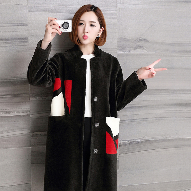 2021 New Shearing Wool Sheep's Leather Autumn and Winter Female Jacket Chaquette Mujer Kj655 7oly, Red
2021 New Shearing Wool Sheep's Leather Autumn and Winter Female Jacket Chaquette Mujer Kj655 7oly, Red