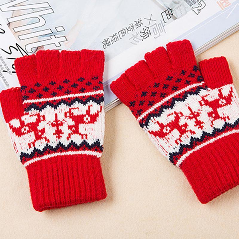 2020 Children Kids Fingerless Gloves Elk Print Half Finger Knitted Mittens Winter Soft Unisex Basic Gloves Girls Boys Guantes1
2020 Children Kids Fingerless Gloves Elk Print Half Finger Knitted Mittens Winter Soft Unisex Basic Gloves Girls Boys Guantes1