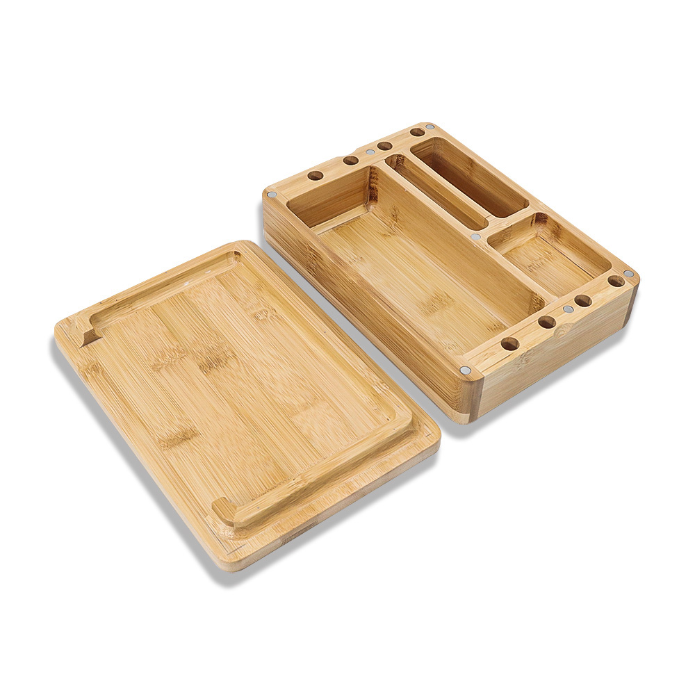 Bamboo Wood Smoking Storage Case with Nature Rolling Tray 199*141 mm Tobacco Storage Container Stash Jar
Bamboo Wood Smoking Storage Case with Nature Rolling Tray 199*141 mm Tobacco Storage Container Stash Jar