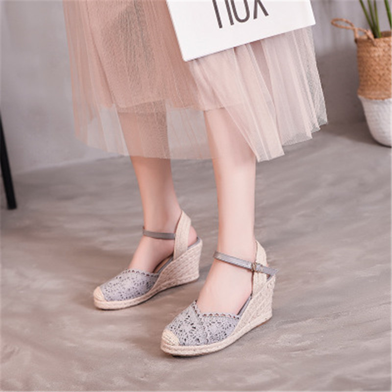 2021 New Size -44 Arrival High-heel Shoes Sexy Ladies Straw Cross-tied Women's Bombs 2C54, Gray.
2021 New Size -44 Arrival High-heel Shoes Sexy Ladies Straw Cross-tied Women's Bombs 2C54, Gray.