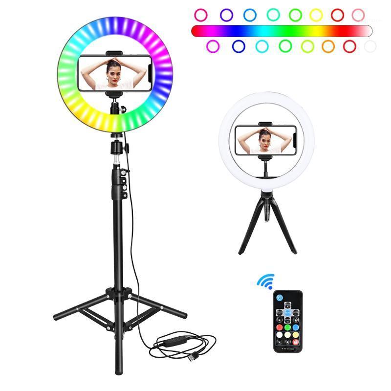RGB LED Ring Light with Tripod Stand Cell Phone Holder Selfie Photo Studio Camera Colorful Photography Light for YouTube TikTok1
RGB LED Ring Light with Tripod Stand Cell Phone Holder Selfie Photo Studio Camera Colorful Photography Light for YouTube TikTok1
