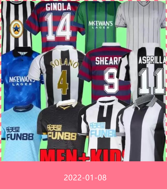 Newcastl e Retro soccer jerseys WILSON 1984 1986 1988 1994 1995 96 97 98 99 00 01 2005 2006 Magpies BATTY ASPRILLA BARNES SHEARER UNITEDs Football Shirt Long sleeve, 13
Newcastl e Retro soccer jerseys WILSON 1984 1986 1988 1994 1995 96 97 98 99 00 01 2005 2006 Magpies BATTY ASPRILLA BARNES SHEARER UNITEDs Football Shirt Long sleeve, 13