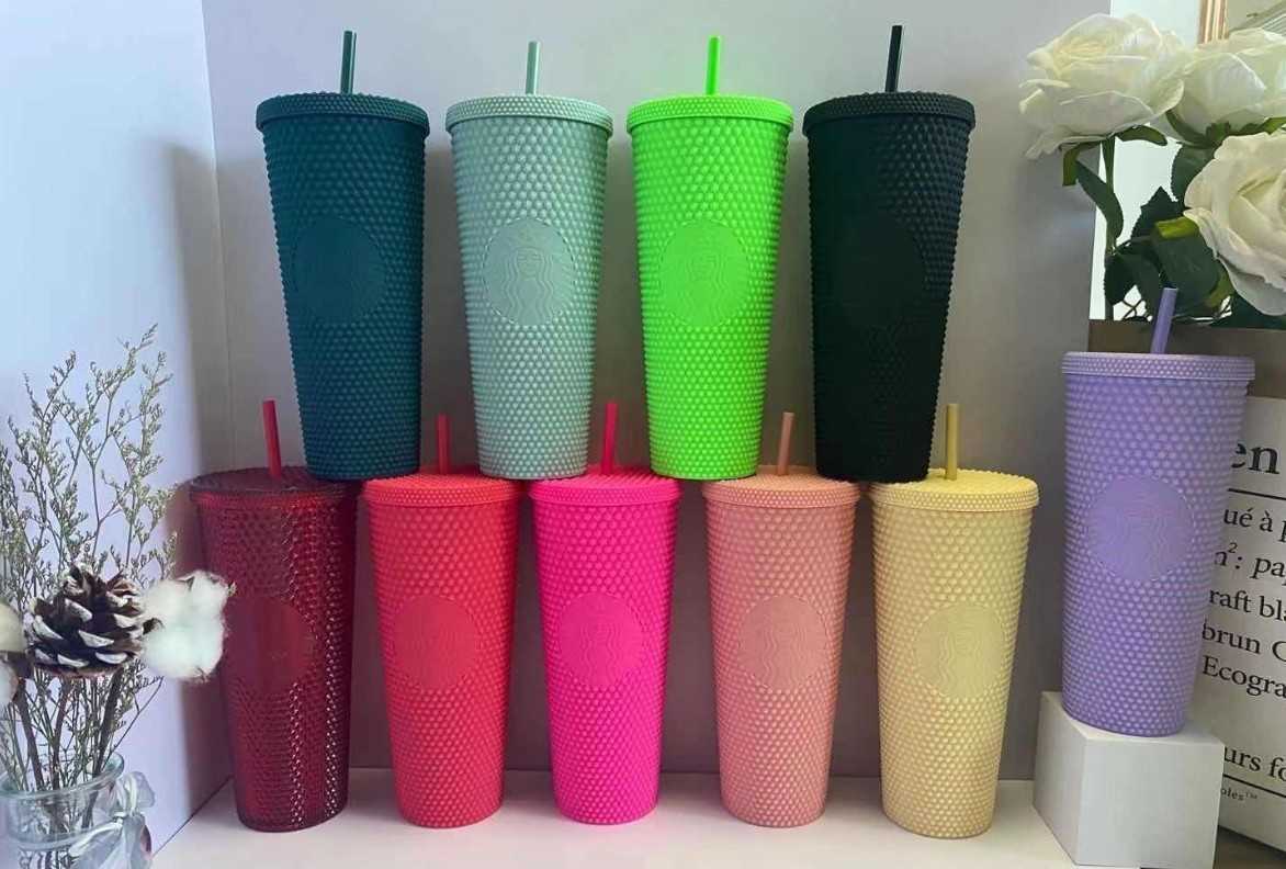 Starbucks Double Pink Durian Laser Straw Cups 710ML Tumblers Mermaid Plastic Cold Water Coffee Cups Gift MugsDATM, Cup + straw + lid
Starbucks Double Pink Durian Laser Straw Cups 710ML Tumblers Mermaid Plastic Cold Water Coffee Cups Gift MugsDATM, Cup + straw + lid