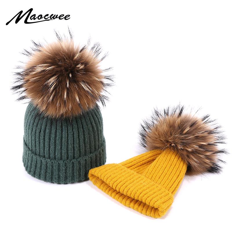Children Winter Real Fur Pompon Beanie Hat Wool Warm Cotton Hat Outdoor Solid Color Cap Knitted Skullies Beanies For Girls Boys
Children Winter Real Fur Pompon Beanie Hat Wool Warm Cotton Hat Outdoor Solid Color Cap Knitted Skullies Beanies For Girls Boys