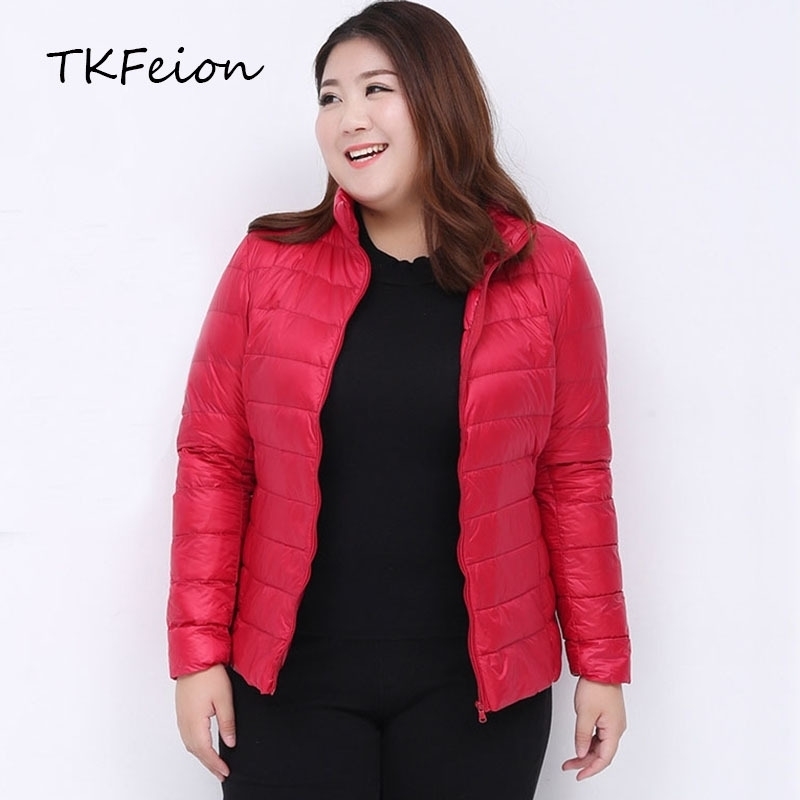 Womens Bomber Jacket Plus Size 3XL-7XL Light Ultra-thin Spring Autumn Female Slim Short Coat Warm Duck Down Filler Stand Collar 201112, Pink
Womens Bomber Jacket Plus Size 3XL-7XL Light Ultra-thin Spring Autumn Female Slim Short Coat Warm Duck Down Filler Stand Collar 201112, Pink