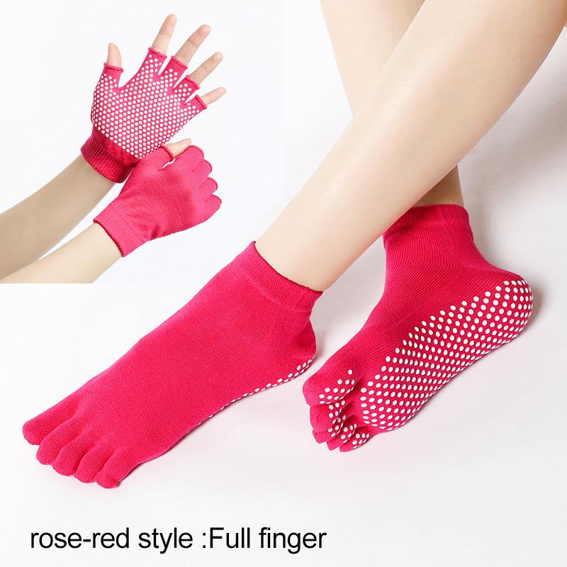 Sports Fitness Yoga Socks and Gloves Set Five-toe Anti-skid Breathable Glove Socks Set MC889, Pink full finger
Sports Fitness Yoga Socks and Gloves Set Five-toe Anti-skid Breathable Glove Socks Set MC889, Pink full finger
