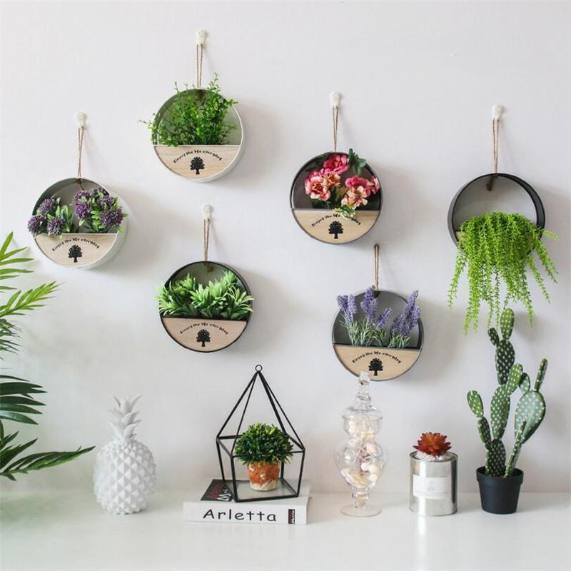 Flone Simple Artificial Flower Basket Fake Flower Wrought Iron Wall Ornaments Creative Home Wall Hanging Basket, A no plant
Flone Simple Artificial Flower Basket Fake Flower Wrought Iron Wall Ornaments Creative Home Wall Hanging Basket, A no plant