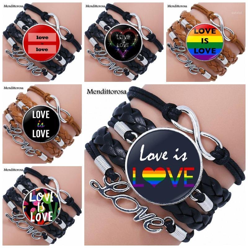 EJ Glaze Love is Love Christmas Jewelry Glass Cabochon Multilayer Black/Brown Leather Bracelet Bangle For Girls1
EJ Glaze Love is Love Christmas Jewelry Glass Cabochon Multilayer Black/Brown Leather Bracelet Bangle For Girls1