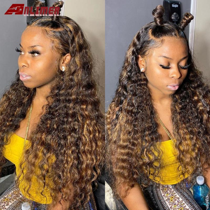 Ombre Brown Honey Blonde T Part Lace Front Wigs Baby Hair Brazilian Remy Hair Water Wave Glueless Silk Base Lace Human Wig, 5x5 pu silk base wig
Ombre Brown Honey Blonde T Part Lace Front Wigs Baby Hair Brazilian Remy Hair Water Wave Glueless Silk Base Lace Human Wig, 5x5 pu silk base wig