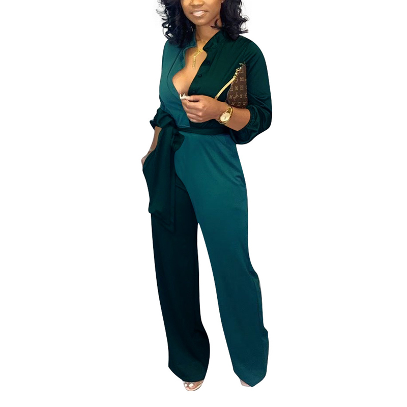 Women Black White Colorblock Jumpsuits Long Sleeve Patchwork Outfits Winter Autumn Office Elegant Rompers Plus Size XXL T200616