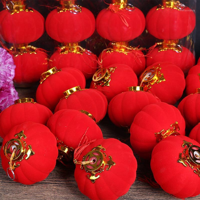 Car Pendant Festive red flocking small lantern Chinese lanterns Decorative pendant Red lantern Waterproof1
Car Pendant Festive red flocking small lantern Chinese lanterns Decorative pendant Red lantern Waterproof1