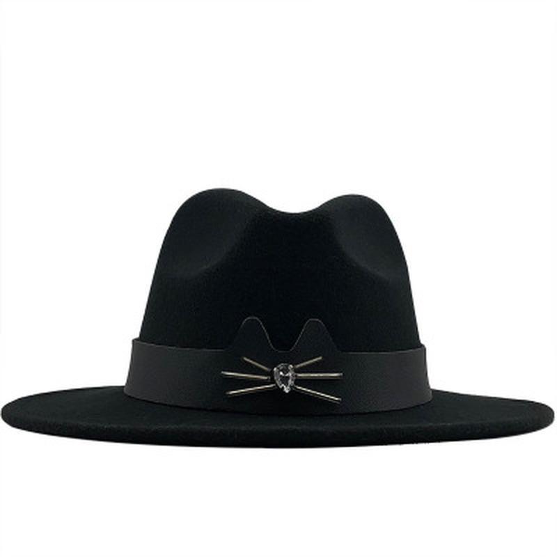 felted hats women men band belt cat ear fascinator new winter women hats green red white wide brim casual vintage new, Black
felted hats women men band belt cat ear fascinator new winter women hats green red white wide brim casual vintage new, Black