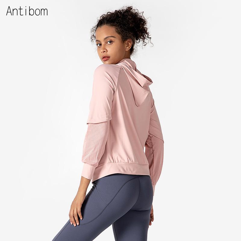 Antibom Women Yoga Long Sleeve Loose Hoodie Sport Gym Running Shirt Mesh Breathable Top Fitness Polyester New Arrivals, Black
Antibom Women Yoga Long Sleeve Loose Hoodie Sport Gym Running Shirt Mesh Breathable Top Fitness Polyester New Arrivals, Black