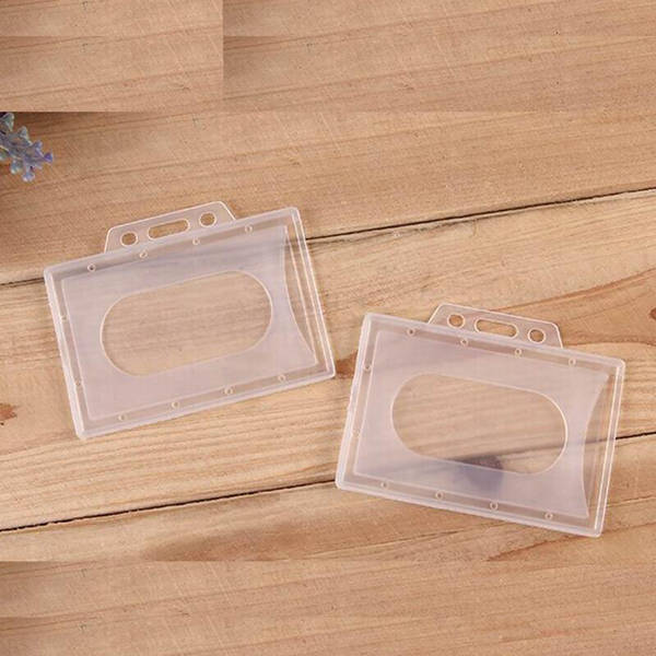 1000 Pcs Transparent Case Clear Hard Plastic Badge Holder Card ID Credit Holder Horizontal and Vertical Style от DHgate WW